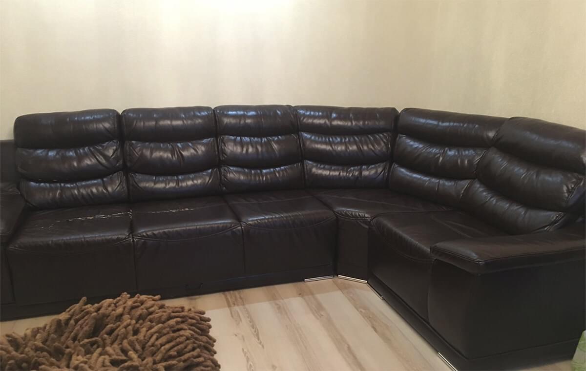 выполненные работы по ремонту и перетяжке мебели 